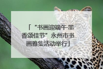 “书画迎端午·墨香颂佳节”永州市书画雅集活动举行
