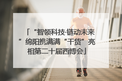 “智领科技·链动未来”绵阳携满满“干货”亮相第二十届西博会