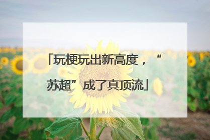 玩梗玩出新高度，“苏超”成了真顶流