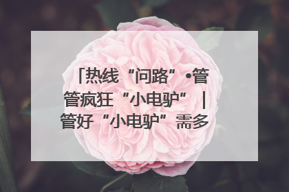 热线“问路”•管管疯狂“小电驴”｜管好“小电驴”需多部门形成合力