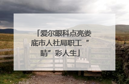 爱尔眼科点亮娄底市人社局职工“睛”彩人生