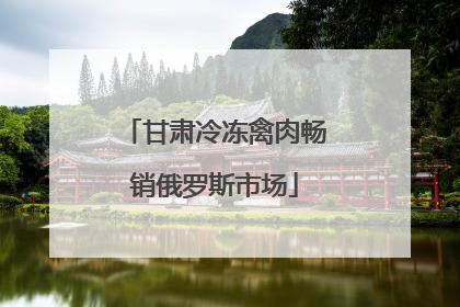 甘肃冷冻禽肉畅销俄罗斯市场