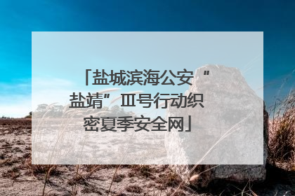 盐城滨海公安“盐靖”Ⅲ号行动织密夏季安全网
