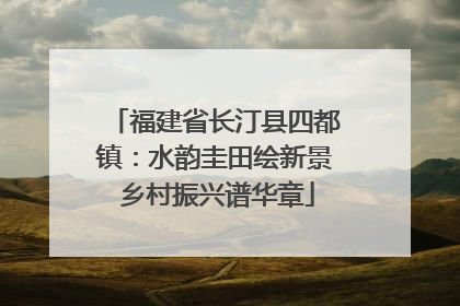 福建省长汀县四都镇：水韵圭田绘新景 乡村振兴谱华章