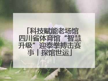 科技赋能老场馆 四川省体育馆“智慧升级”迎泰拳搏击赛事丨探馆世运