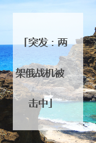 突发：两架俄战机被击中