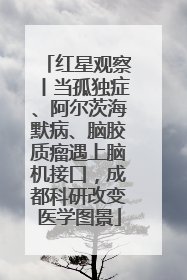 红星观察丨当孤独症、阿尔茨海默病、脑胶质瘤遇上脑机接口，成都科研改变医学图景