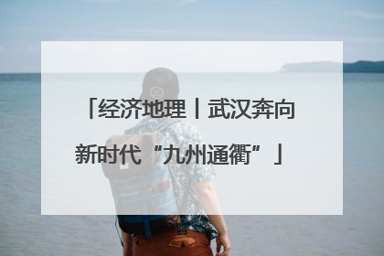 经济地理丨武汉奔向新时代“九州通衢”