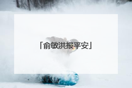 俞敏洪报平安