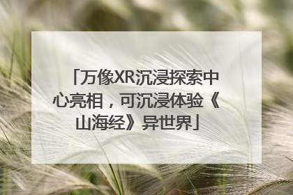 万像XR沉浸探索中心亮相，可沉浸体验《山海经》异世界