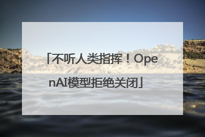 不听人类指挥！OpenAI模型拒绝关闭