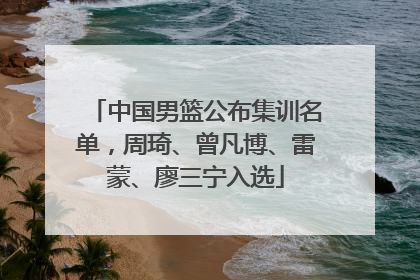 中国男篮公布集训名单，周琦、曾凡博、雷蒙、廖三宁入选