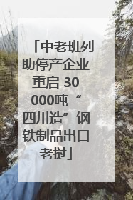 中老班列助停产企业重启 30000吨“四川造”钢铁制品出口老挝