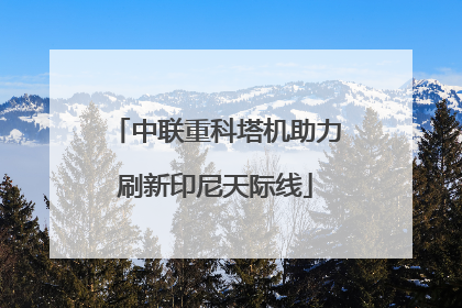 中联重科塔机助力刷新印尼天际线