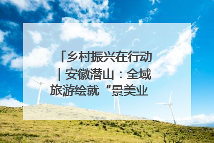 乡村振兴在行动｜安徽潜山：全域旅游绘就“景美业兴民富”新画卷