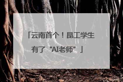 云南首个！昆工学生有了“AI老师”