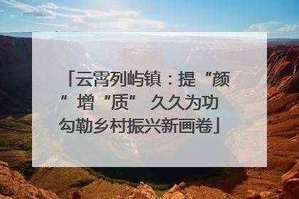 云霄列屿镇：提“颜”增“质” 久久为功勾勒乡村振兴新画卷