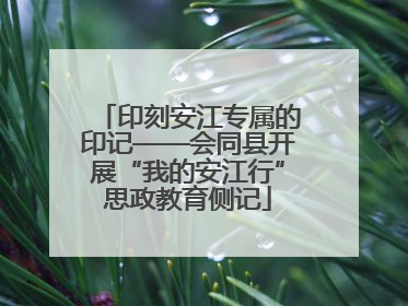 印刻安江专属的印记——会同县开展“我的安江行”思政教育侧记