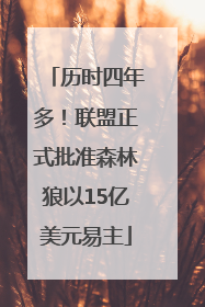 历时四年多！联盟正式批准森林狼以15亿美元易主