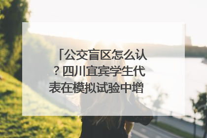 公交盲区怎么认？四川宜宾学生代表在模拟试验中增强乘车安全意识