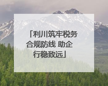 利川筑牢税务合规防线 助企行稳致远