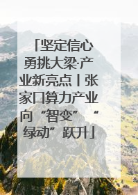 坚定信心 勇挑大梁·产业新亮点丨张家口算力产业向“智变”“绿动”跃升