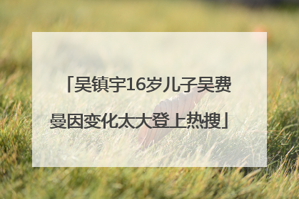 吴镇宇16岁儿子吴费曼因变化太大登上热搜