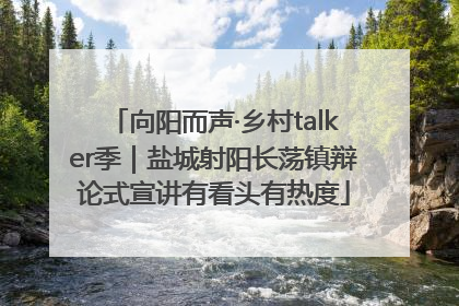 向阳而声·乡村talker季｜盐城射阳长荡镇辩论式宣讲有看头有热度