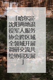 哈尔滨·沈阳两地退役军人服务协会跨区域全领域开展调研交流共绘协同发展
