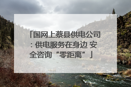 国网上蔡县供电公司：供电服务在身边 安全咨询“零距离”