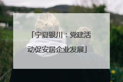 宁夏银川：党建活动促安居企业发展