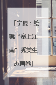 宁夏：绘就“塞上江南”秀美生态画卷