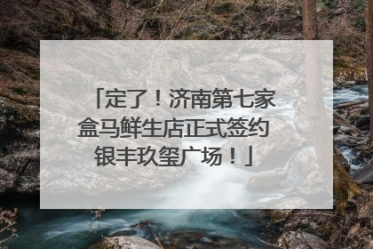 定了！济南第七家盒马鲜生店正式签约银丰玖玺广场！