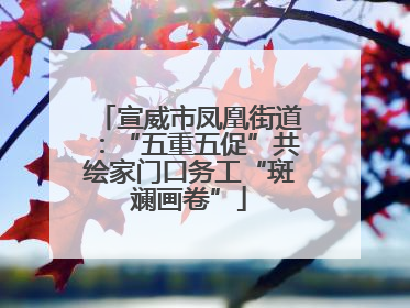 宣威市凤凰街道：“五重五促”共绘家门口务工“斑斓画卷”
