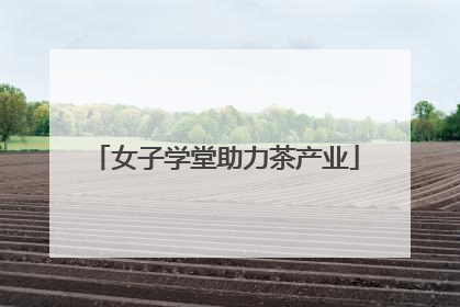 女子学堂助力茶产业