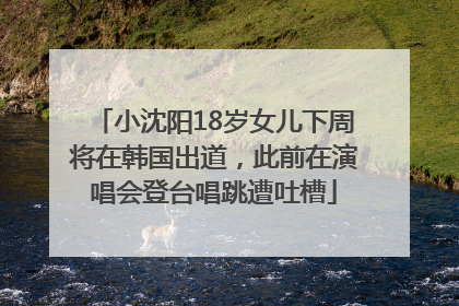 小沈阳18岁女儿下周将在韩国出道，此前在演唱会登台唱跳遭吐槽