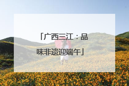 广西三江：品味非遗迎端午