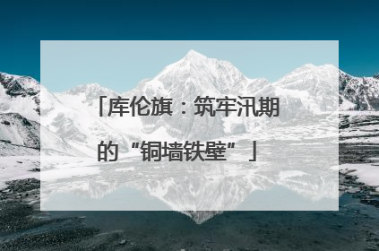 库伦旗：筑牢汛期的“铜墙铁壁”
