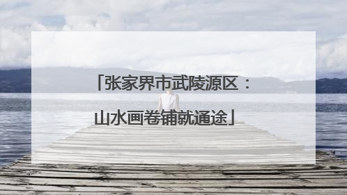张家界市武陵源区：山水画卷铺就通途
