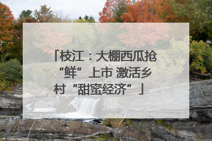 枝江：大棚西瓜抢“鲜”上市 激活乡村“甜蜜经济”