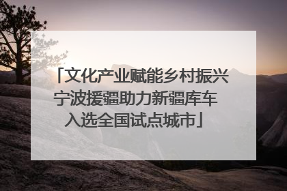 文化产业赋能乡村振兴 宁波援疆助力新疆库车入选全国试点城市
