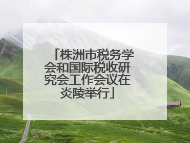 株洲市税务学会和国际税收研究会工作会议在炎陵举行
