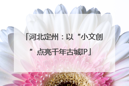 河北定州：以“小文创”点亮千年古城IP