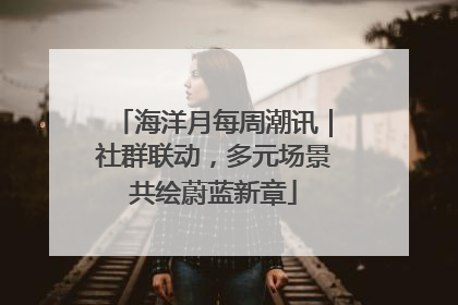 海洋月每周潮讯｜社群联动，多元场景共绘蔚蓝新章