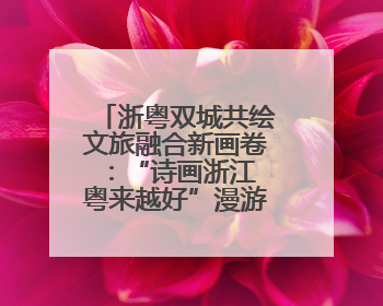 浙粤双城共绘文旅融合新画卷：“诗画浙江 粤来越好”漫游长廊主题推广活动在广州花城汇启幕