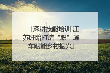 深耕技能培训 江苏盱眙打造“职”通车赋能乡村振兴