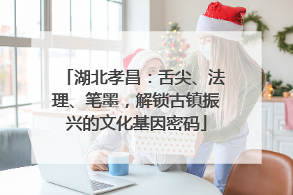 湖北孝昌：舌尖、法理、笔墨，解锁古镇振兴的文化基因密码