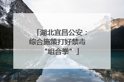 湖北宜昌公安：综合施策打好禁毒“组合拳”