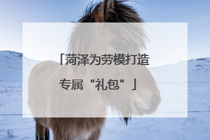菏泽为劳模打造专属“礼包”