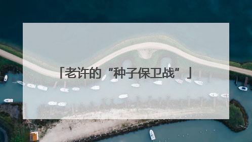 老许的“种子保卫战”